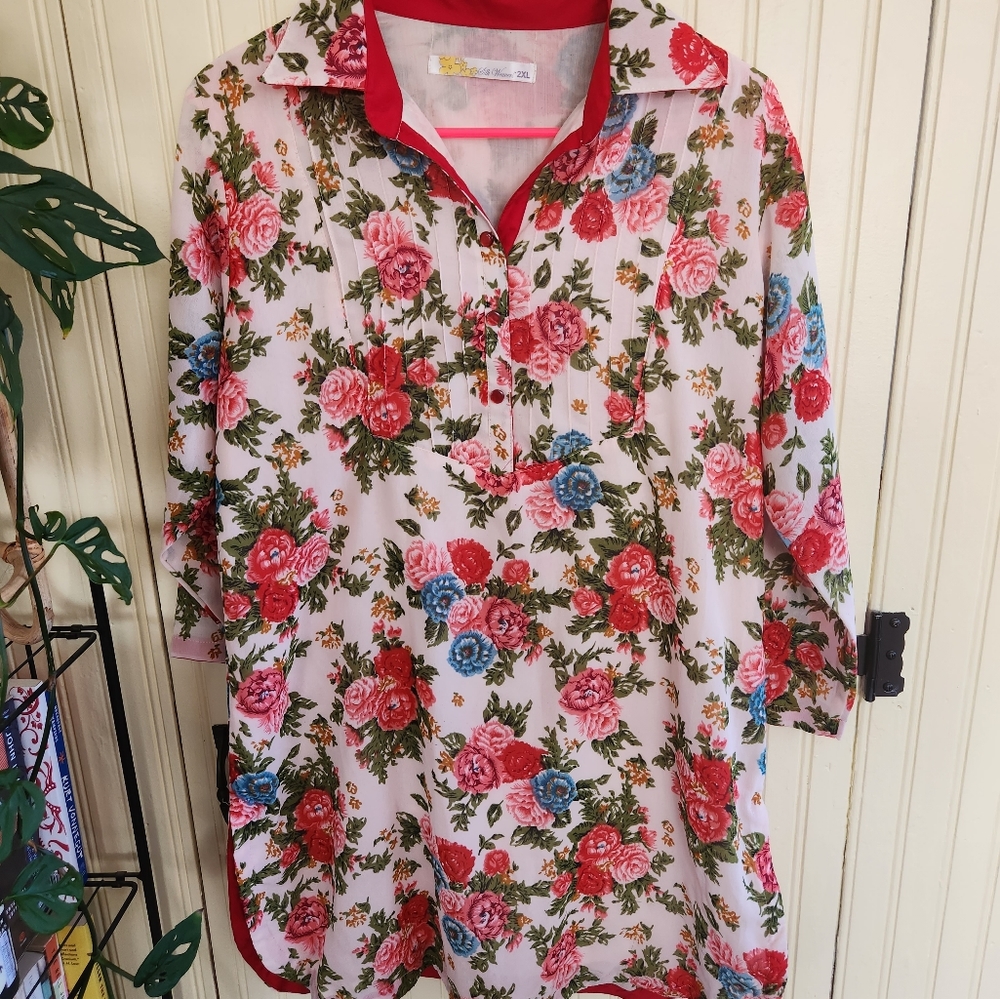 Retro 70s Style Tunic